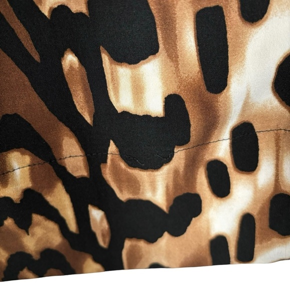 En Focus Studio Women's Animal Print Dress, 3/4 Sleeves, Size 12 - Picture 7 of 13